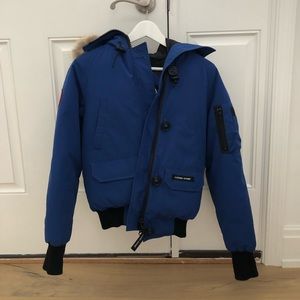 Canada Goose Bomber Jacket with Fur Hood